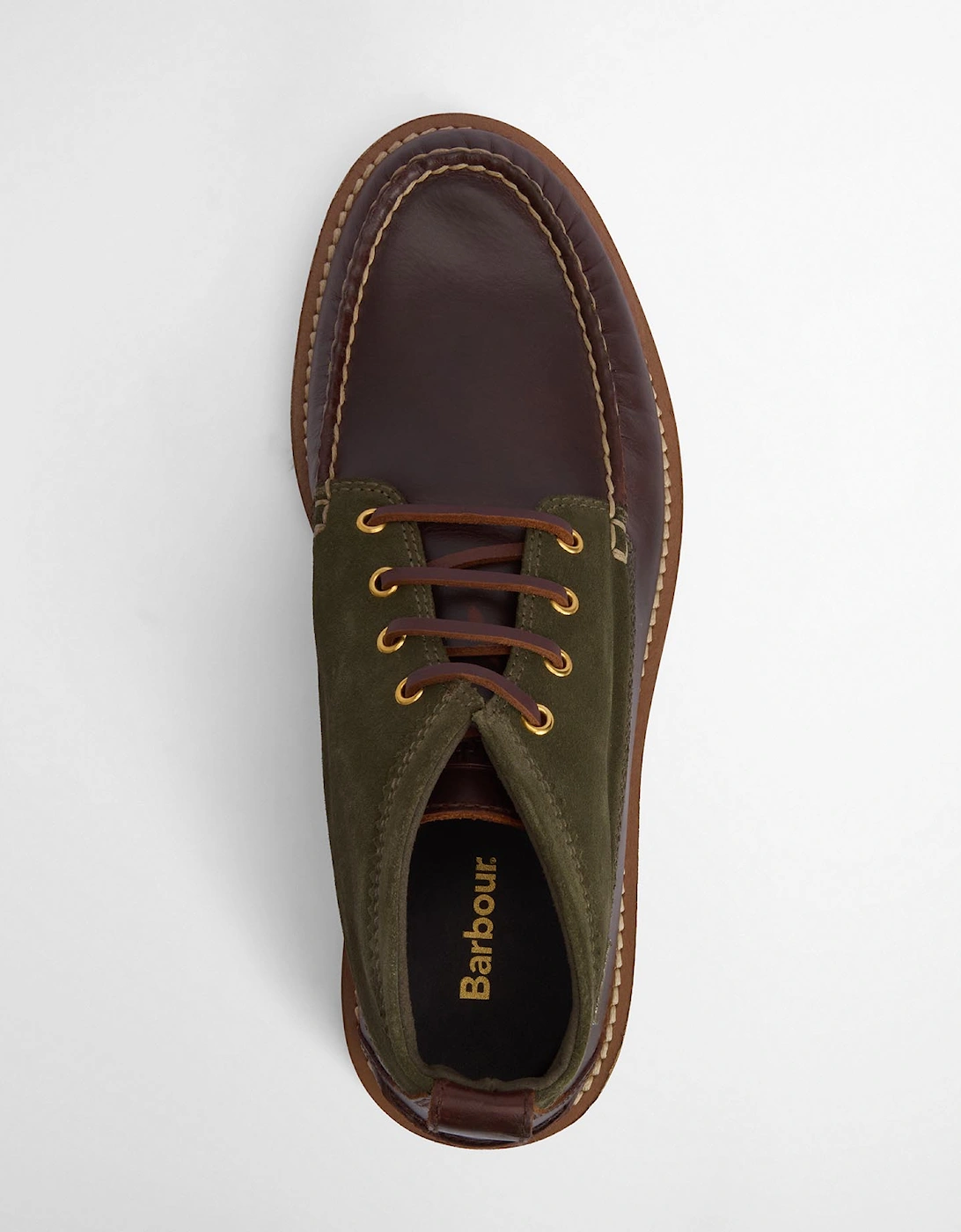 Hadston Boot Chukka Boots OL32 Olive/Dark Brown