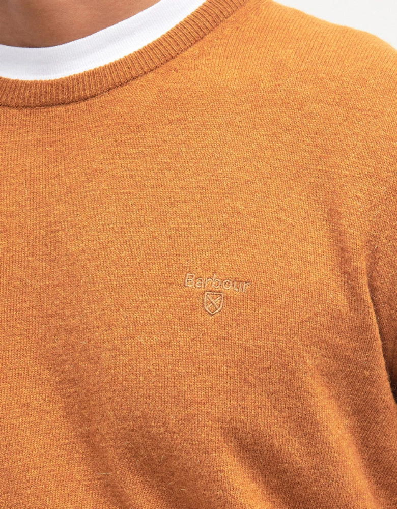 Ess Wool Crew Sweater OR95 Dark Copper