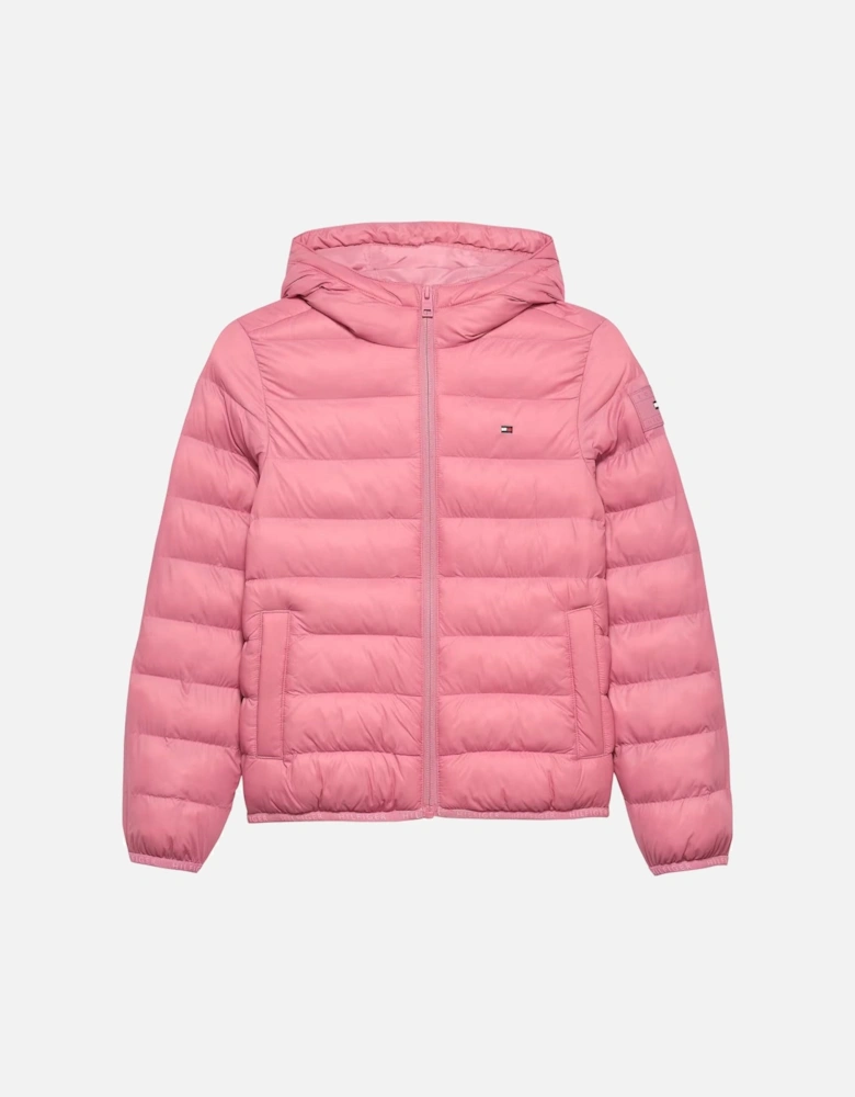 GIRLS PINK DOWN JACKET KS00712
