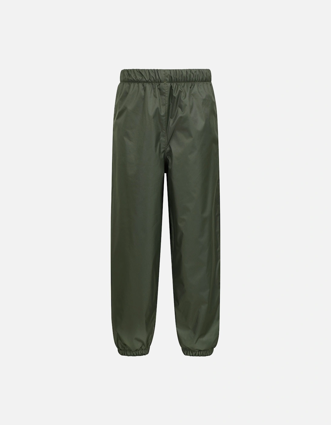 Childrens/Kids Fleece Lined Waterproof Trousers, 4 of 3