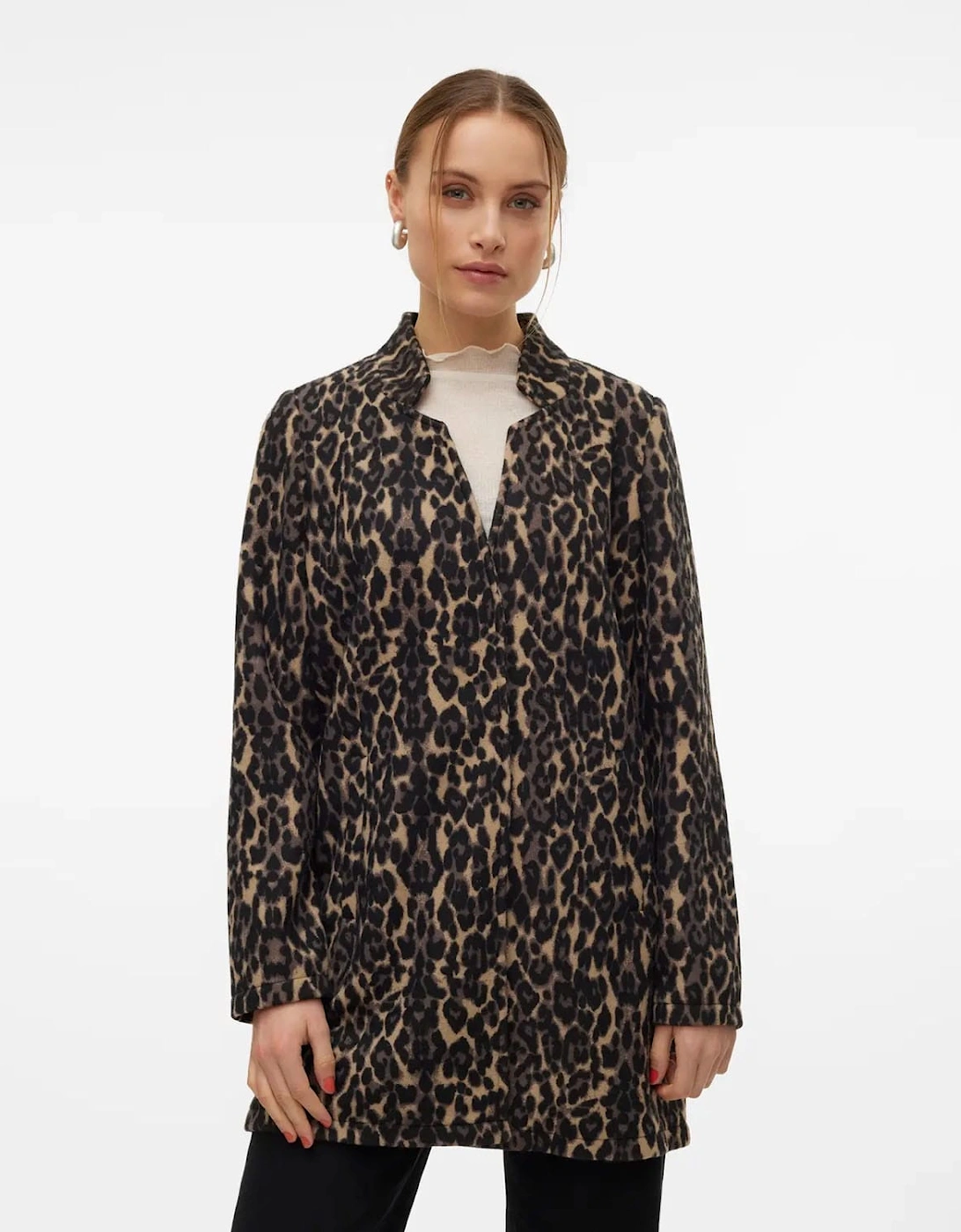 Brushed Katrine Leopard Print Jacket, 7 of 6