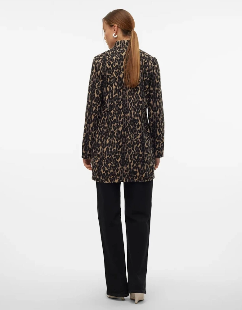 Brushed Katrine Leopard Print Jacket