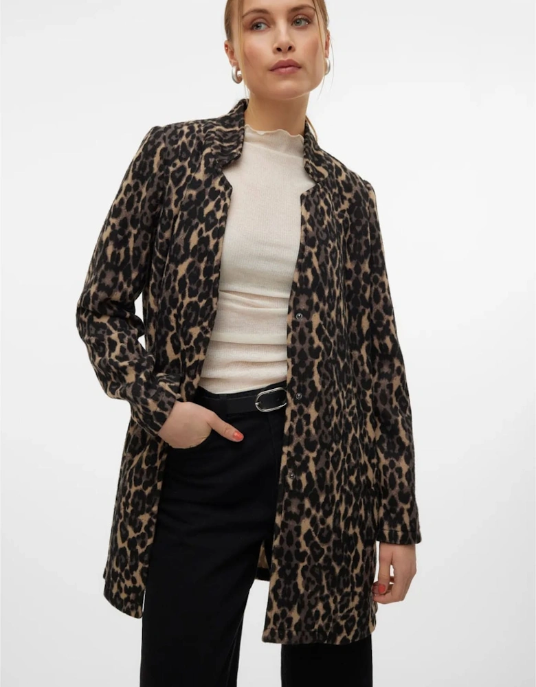 Brushed Katrine Leopard Print Jacket