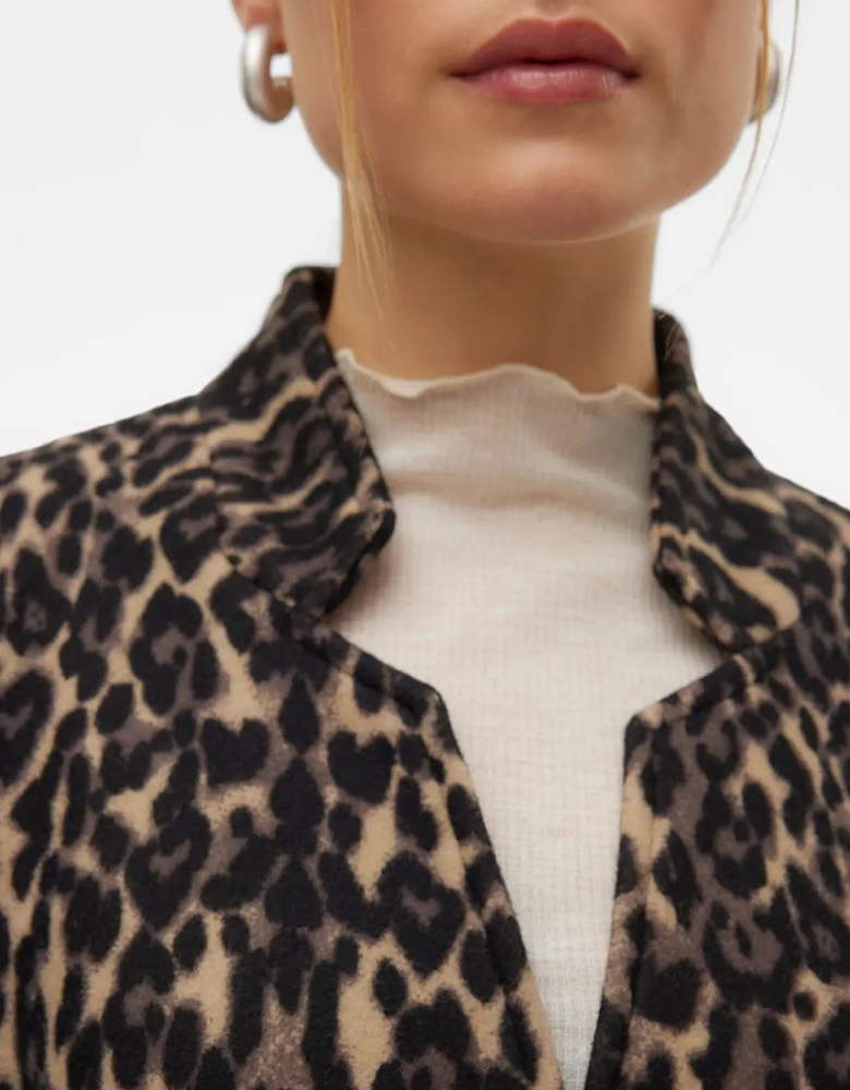 Brushed Katrine Leopard Print Jacket