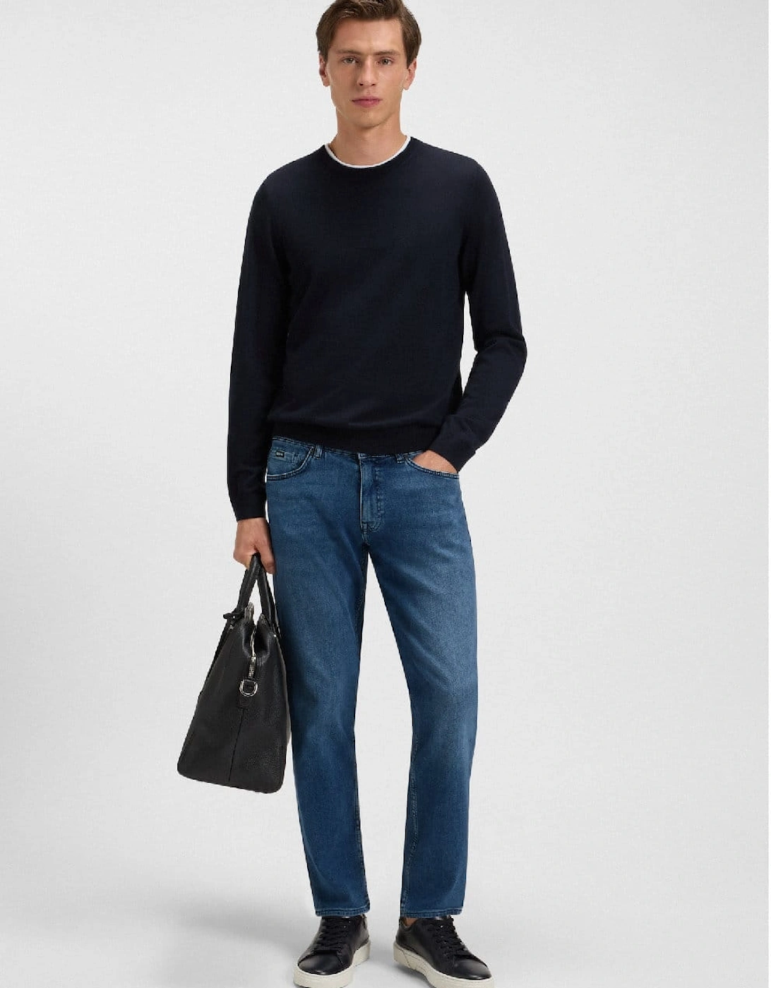 Leno-P Knit Crewneck Sweater