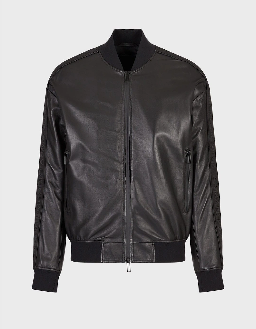 Leather Bomber Jacket