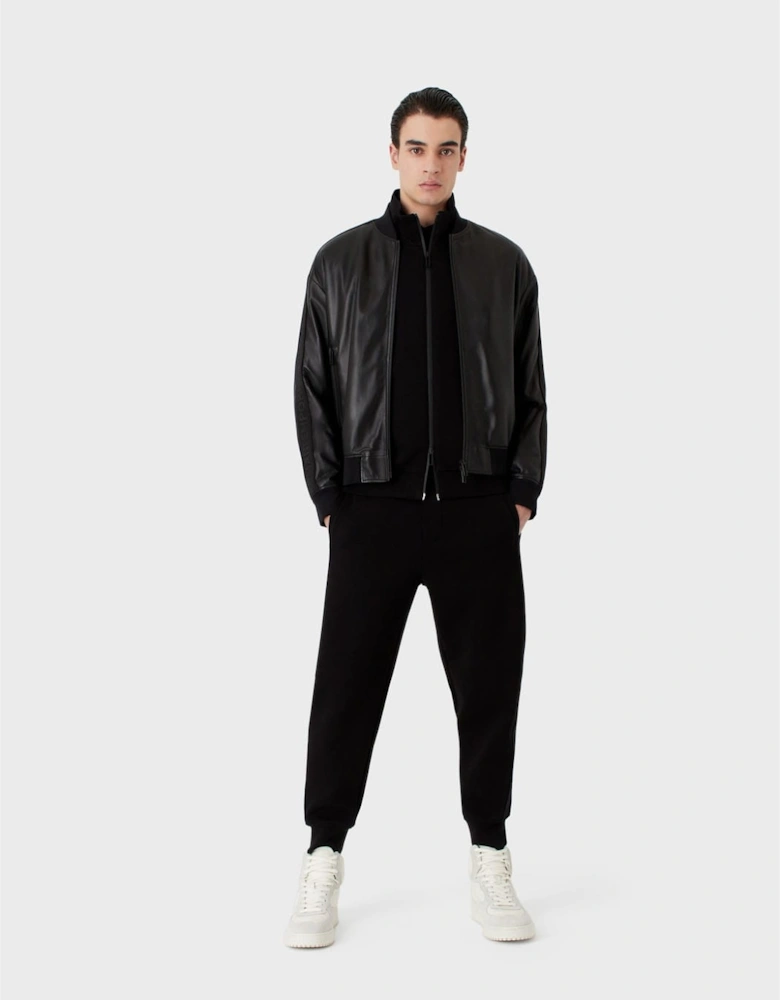 Leather Bomber Jacket