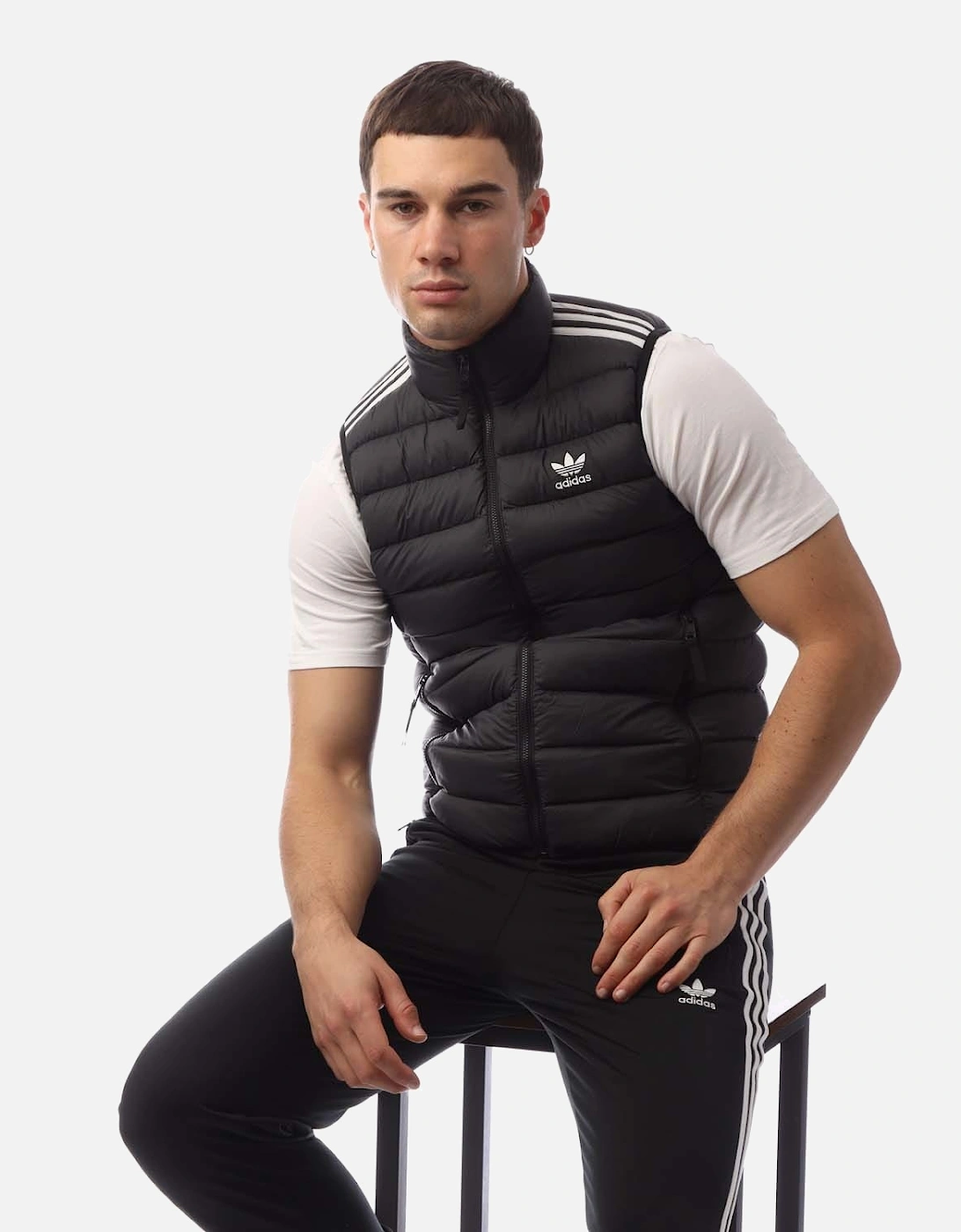 Padded Stand-Up Collar Puffer Vest