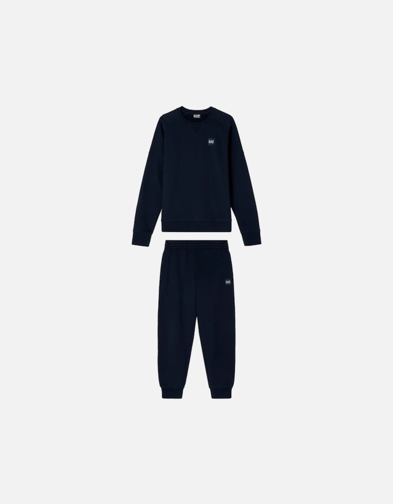 Emporio Armani Cotton Blend Visibility Tracksuit Navy