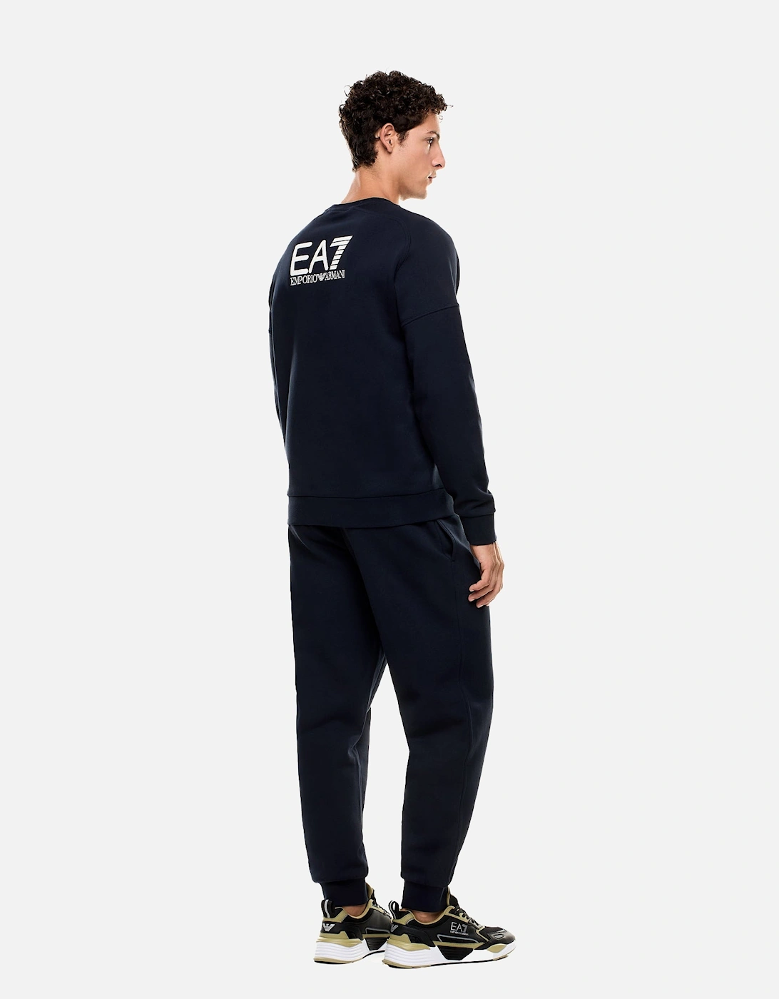 Emporio Armani Cotton Blend Visibility Tracksuit Navy