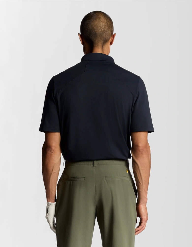 Golf Shank Button Polo Shirt