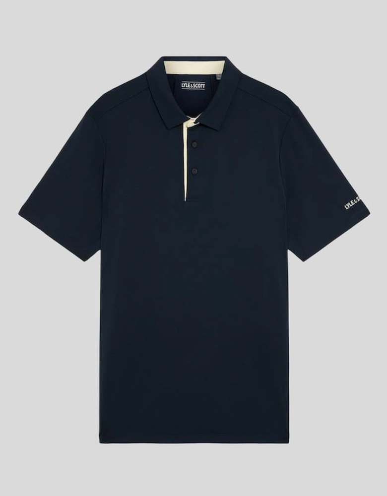 Golf Shank Button Polo Shirt