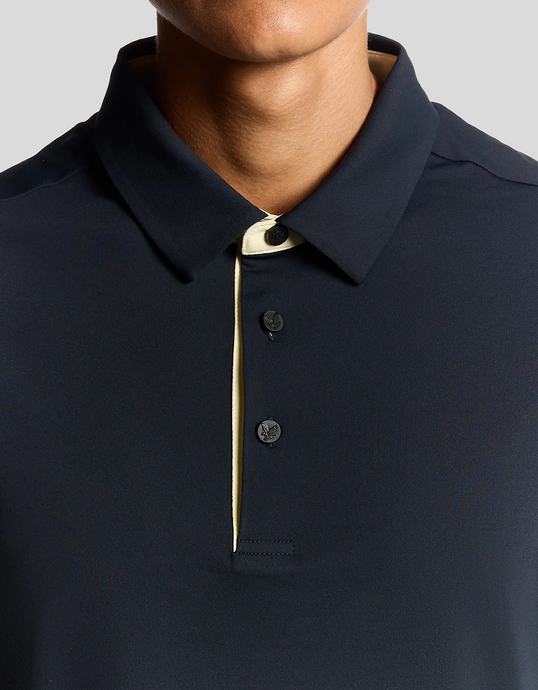 Golf Shank Button Polo Shirt
