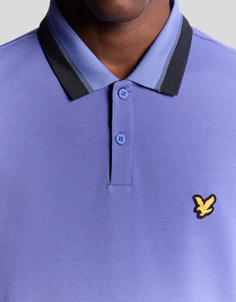 Golf Tipped Rib Polo Shirt