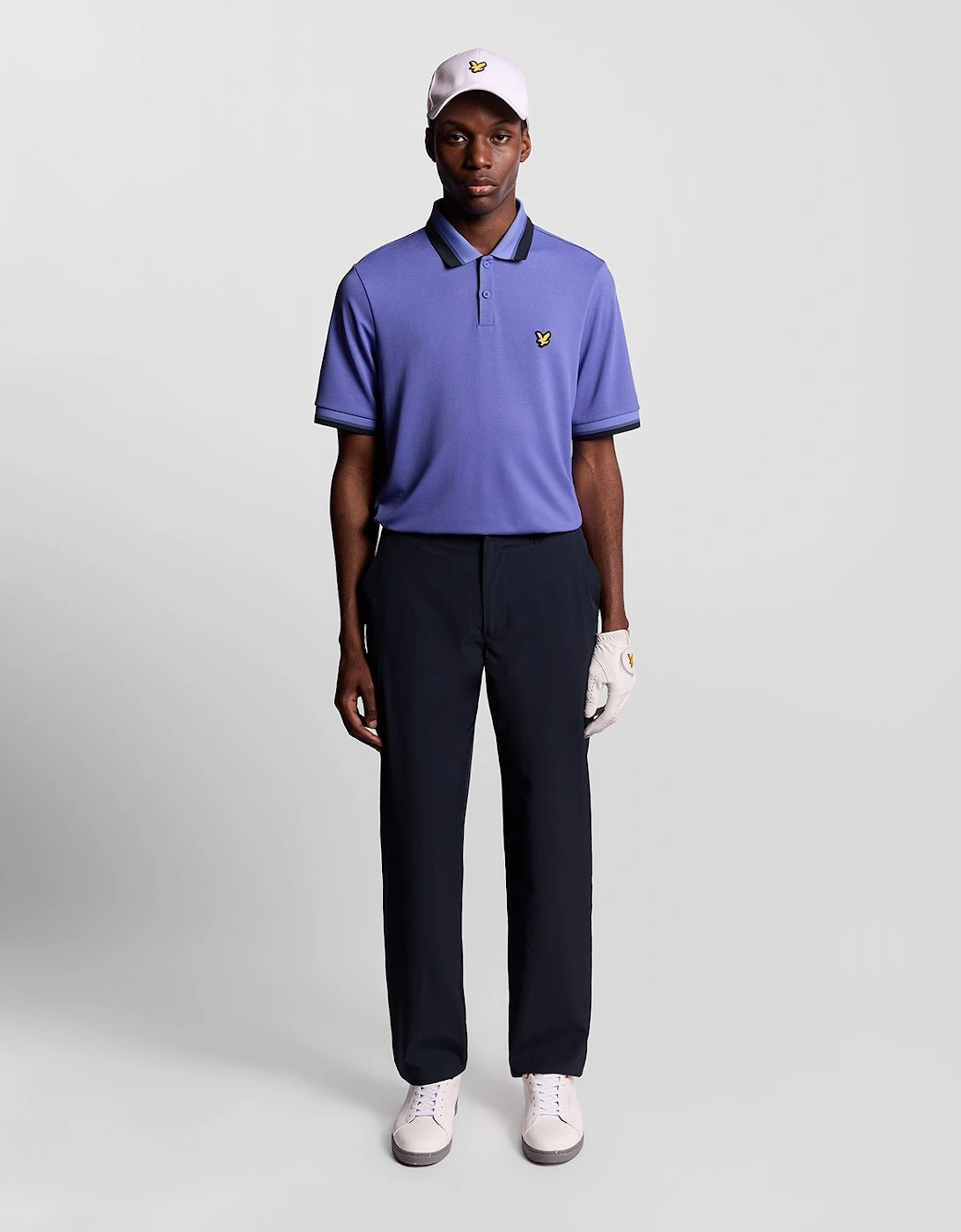 Golf Tipped Rib Polo Shirt