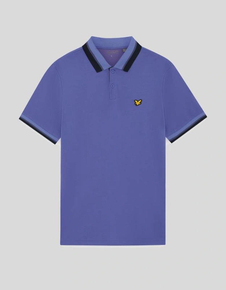 Golf Tipped Rib Polo Shirt