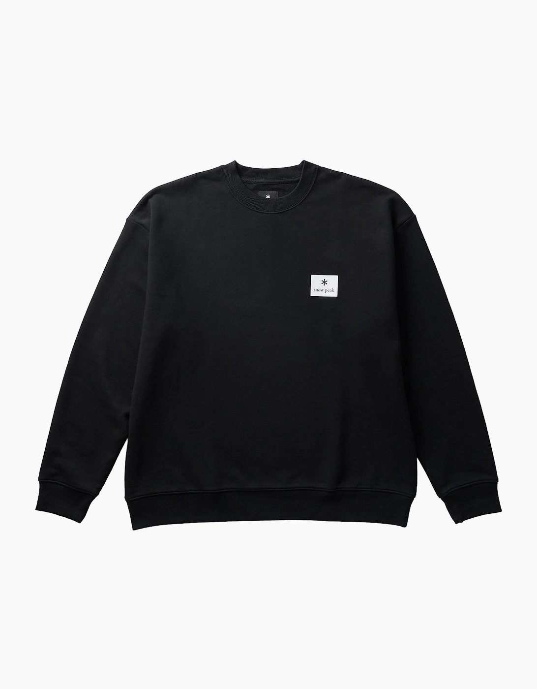 Snowpeak Unisex Black Snow Peak Nsd Square Logo Pullover  Medium