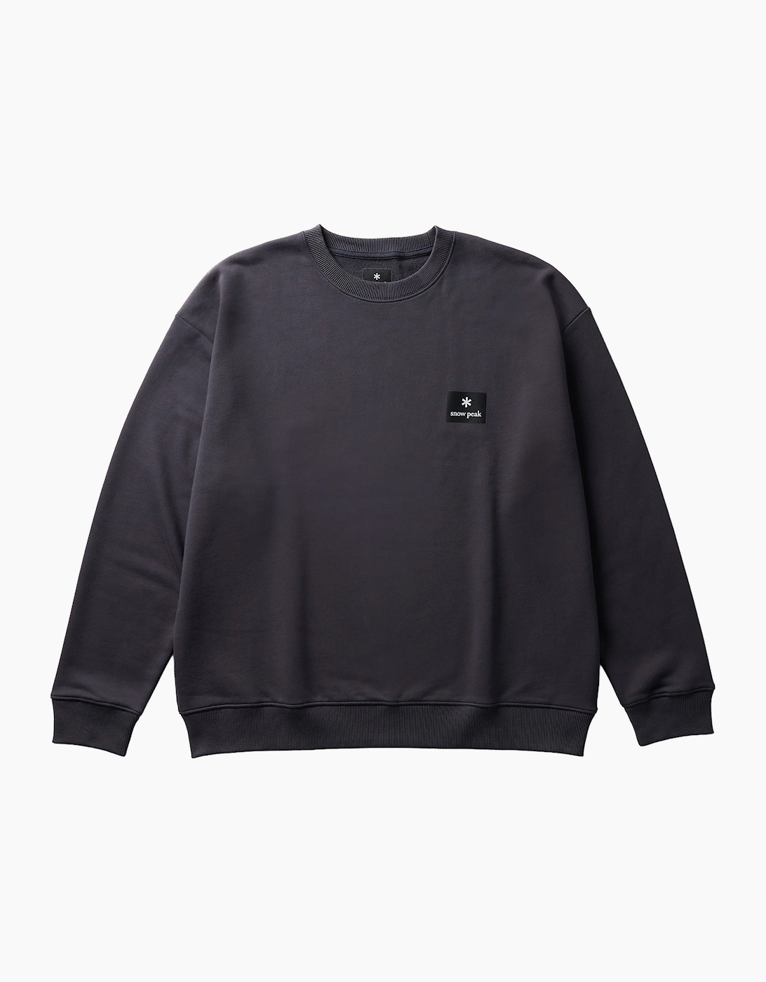 Snowpeak Unisex Grey Snow Peak Nsd Square Logo Pullover  Medium