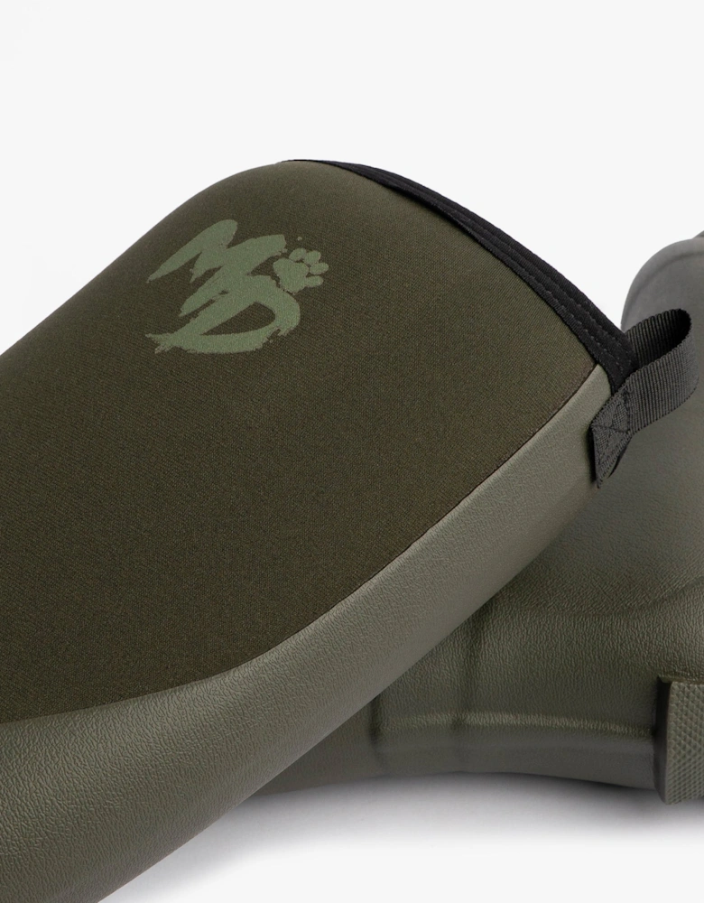 RUTLAND TALL Neoprene Wellington Boots Olive