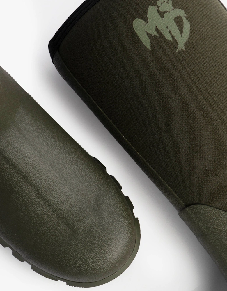 RUTLAND TALL Neoprene Wellington Boots Olive