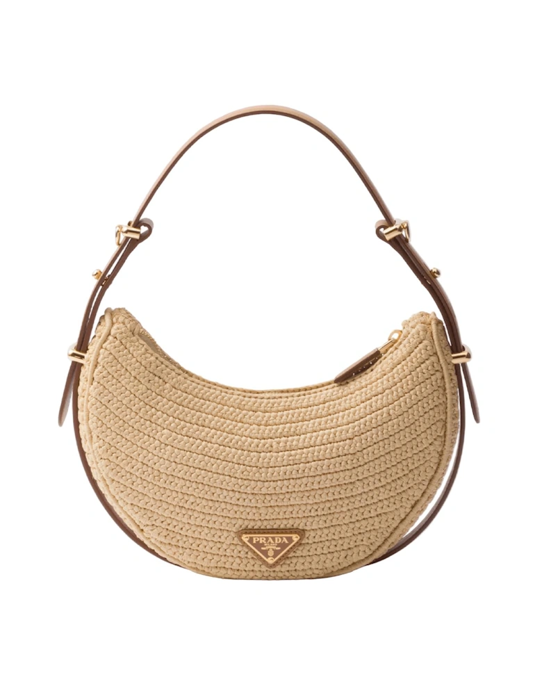 Crochet Arque Bag Natural Brown