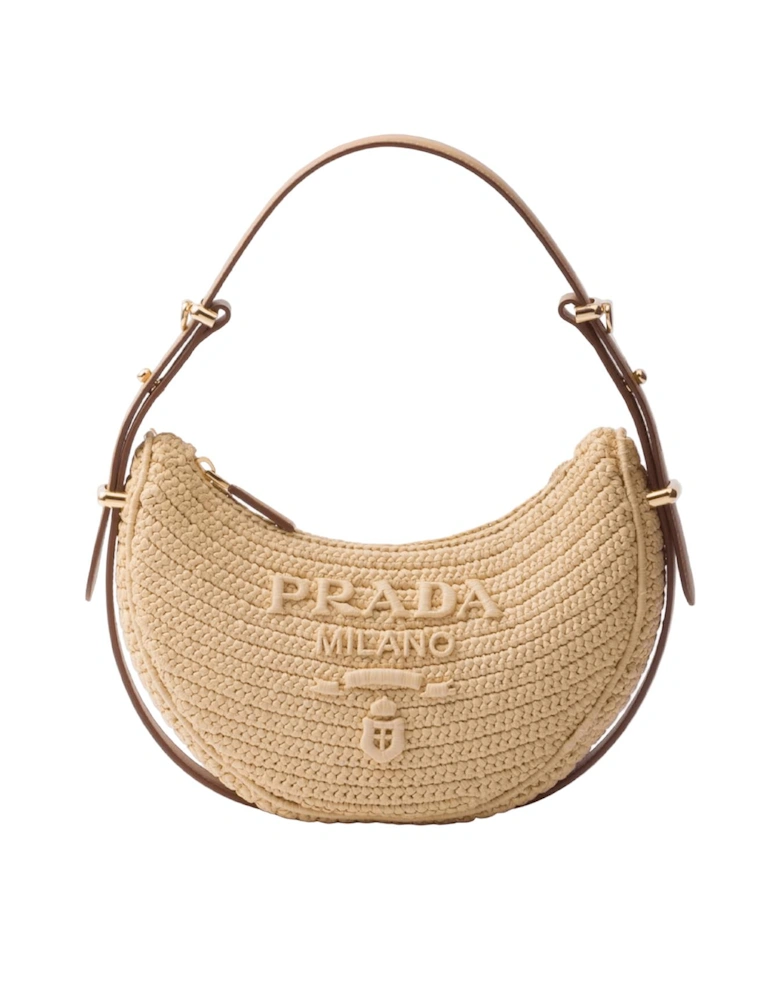 Crochet Arque Bag Natural Brown
