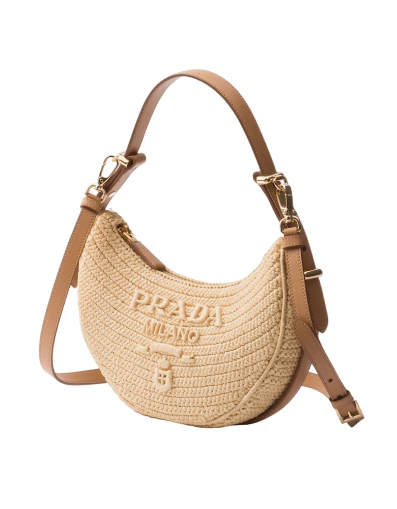 Crochet Arque Bag Natural Brown