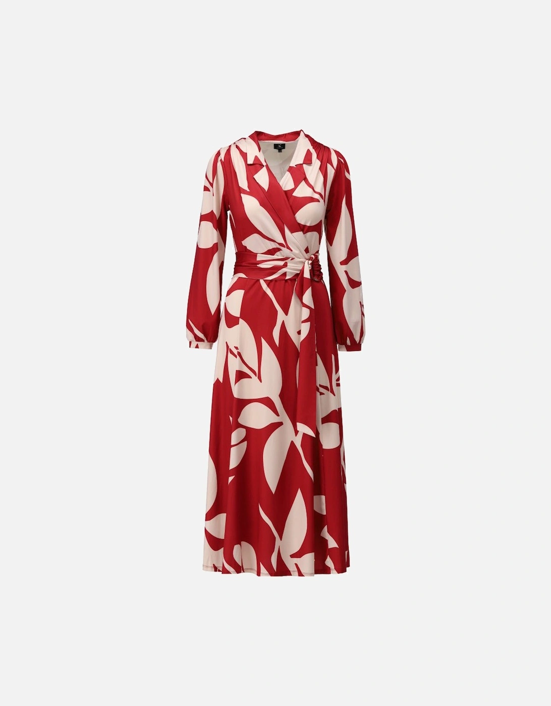 Maxi crossover dress with abstract design, 2 of 1