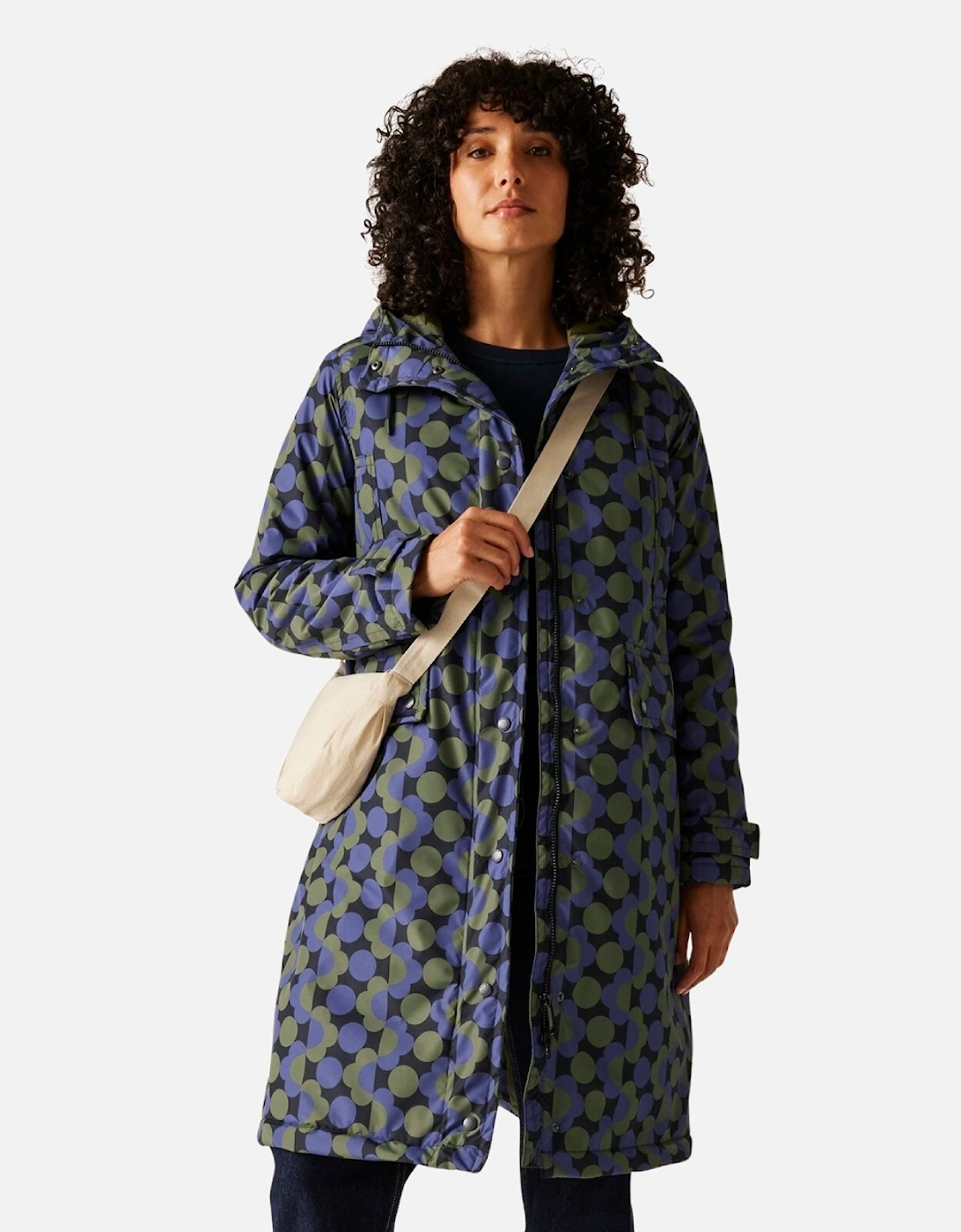 Womens Orla Long Length Waterproof Jacket, 2 of 1