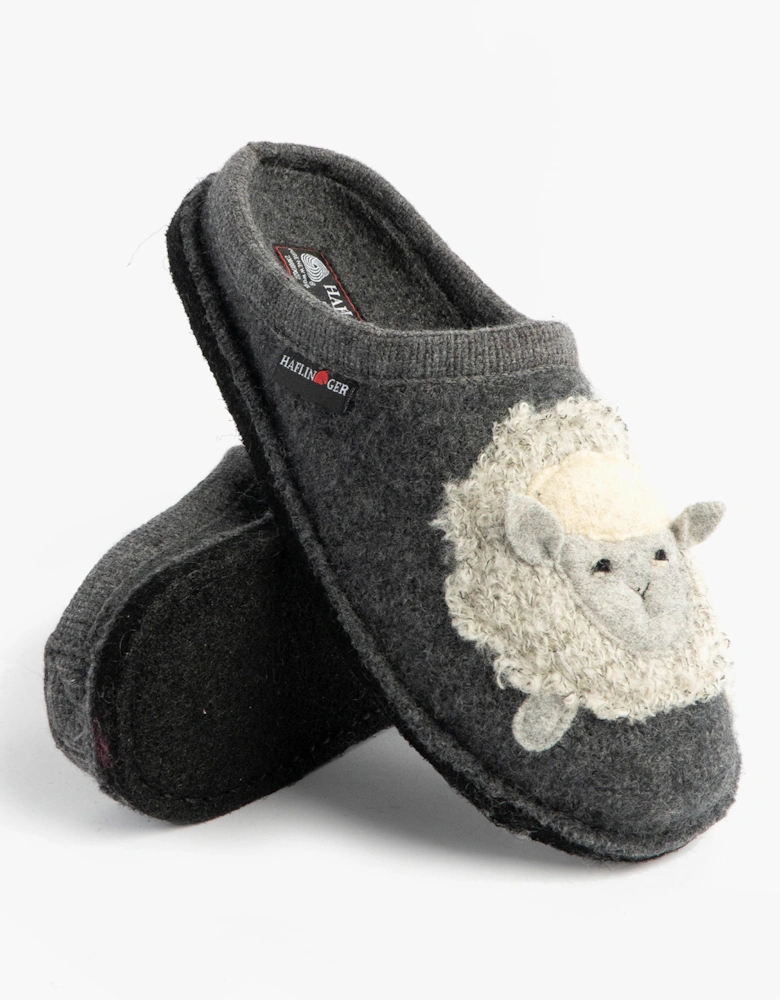 LAMBY Womens Slippers Anthracite