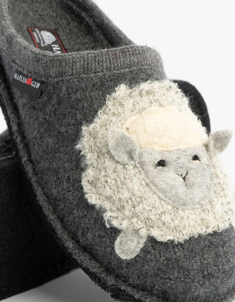 LAMBY Womens Slippers Anthracite