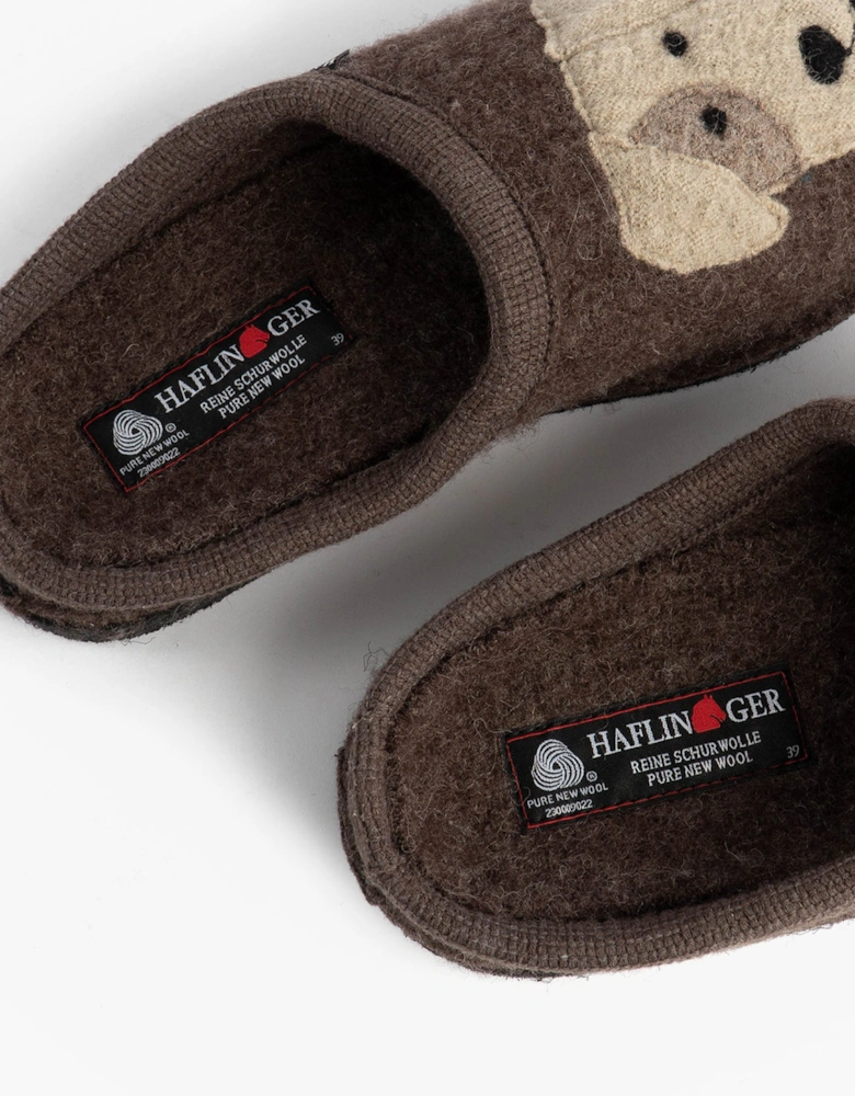 RUDI Womens Slippers Brown