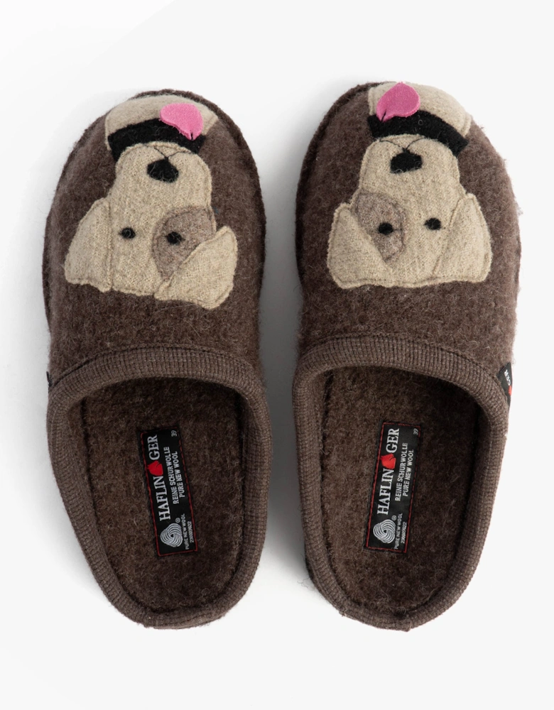 RUDI Womens Slippers Brown