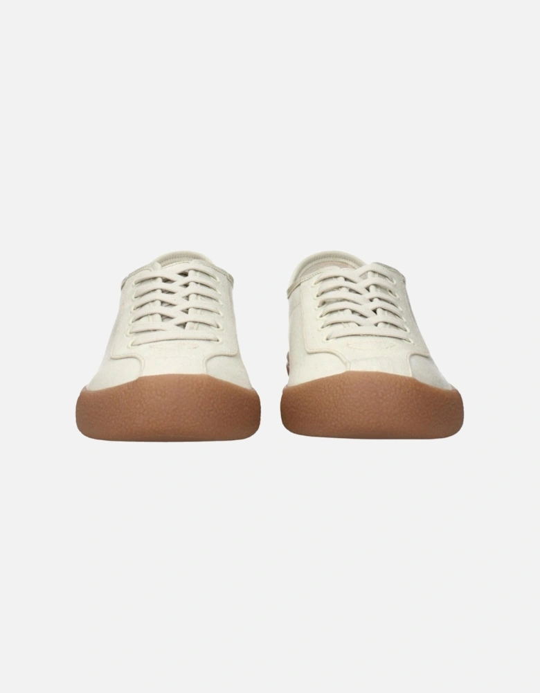Leather Quilted Chain Shoulder Bag Women - Beige Sneakers