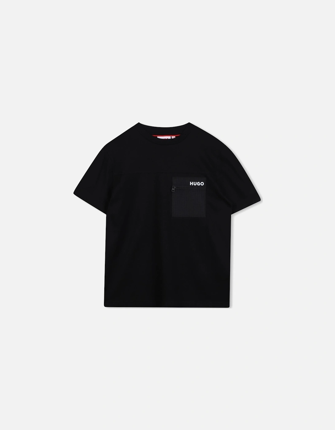HUGO BLACK T SHIRT G00441, 4 of 3