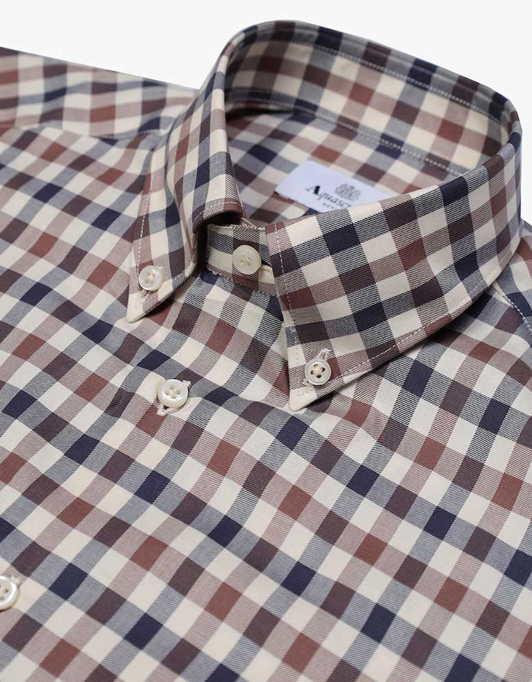 Active Iconic Club Check Shirt Club Check - Beige