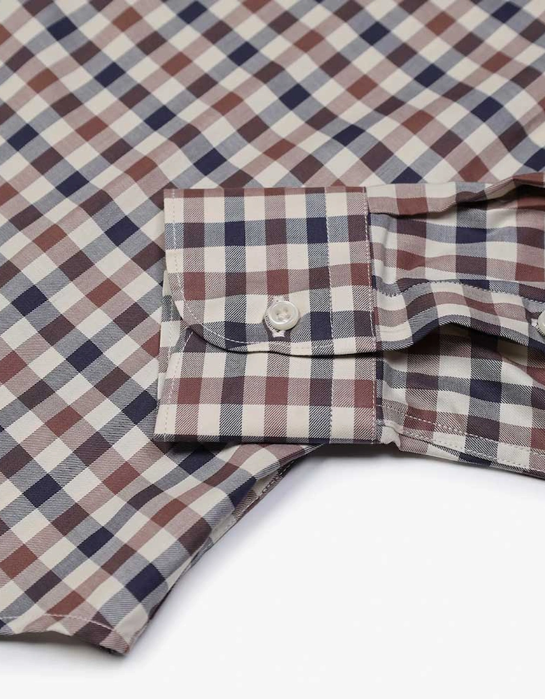 Active Iconic Club Check Shirt Club Check - Beige