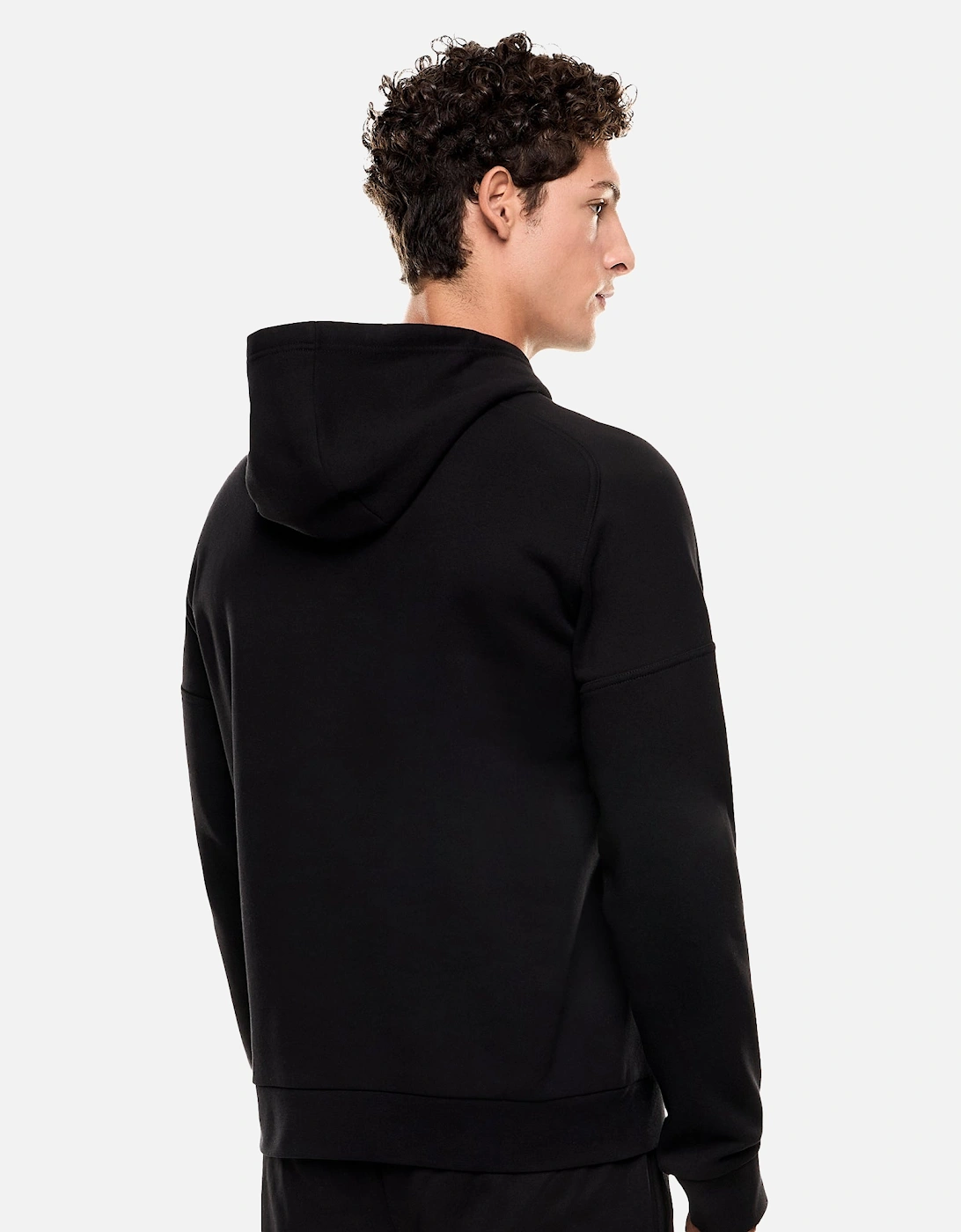 Emporio Armani Visibility Cotton Hoodie Black/White