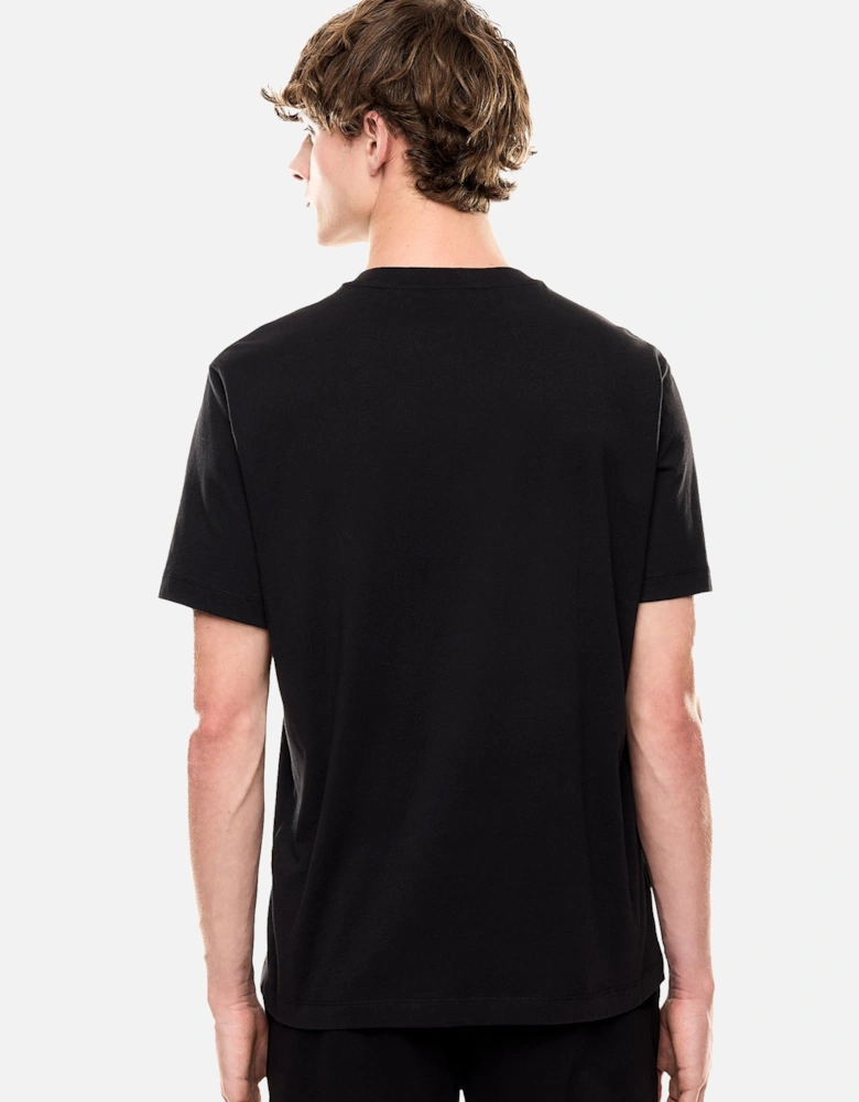 Emporio Armani Logo Series Cotton T-Shirt Black/Gold