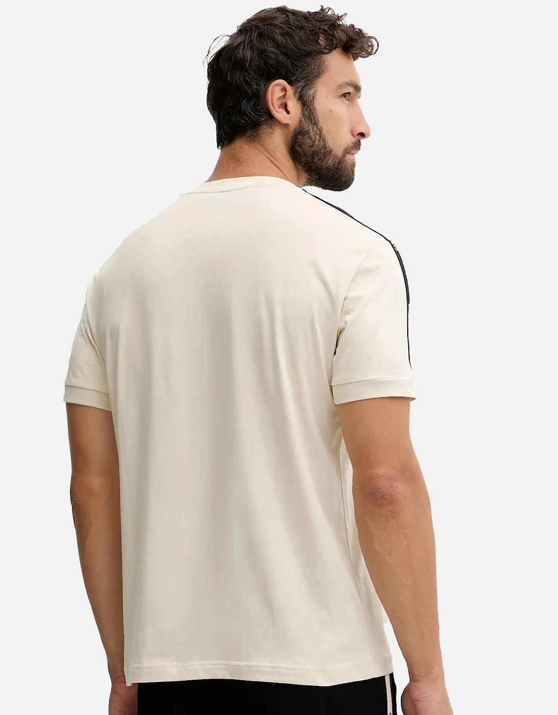 Emporio Armani Logo Series Tape T-Shirt Almond Milk