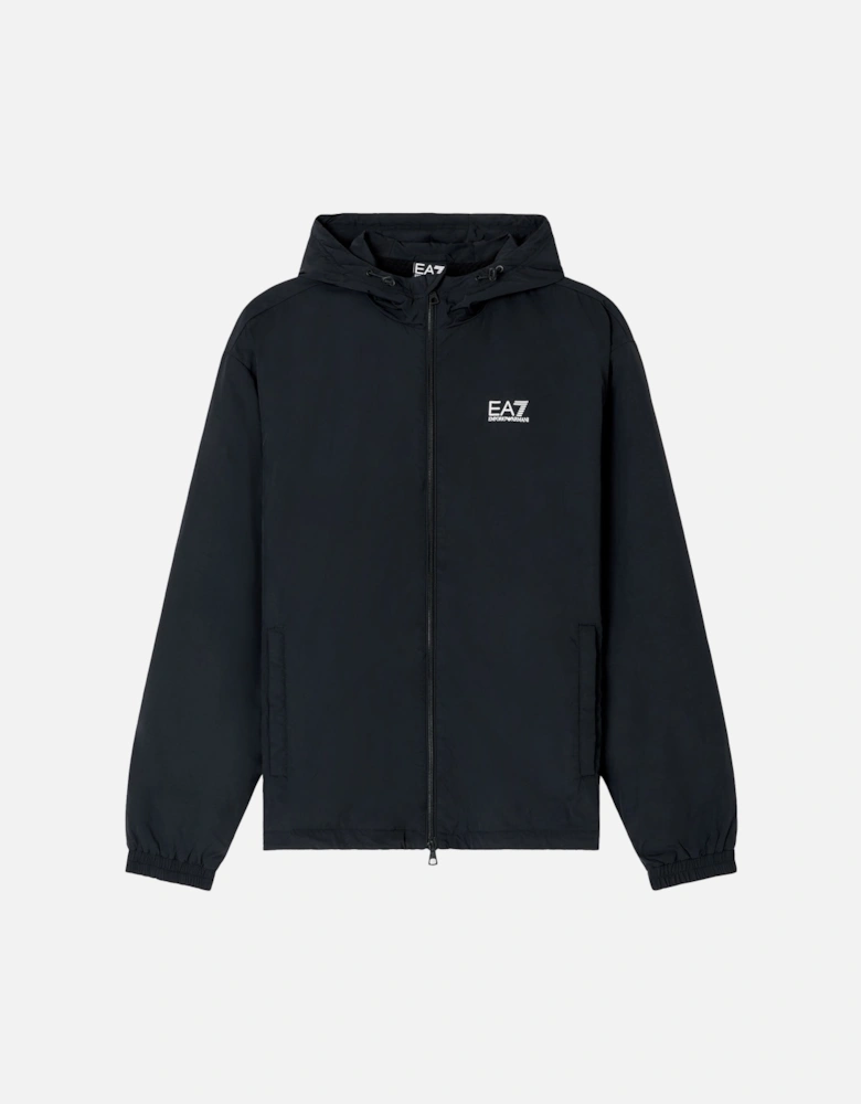 Emporio Armani Core ID Nylon Hooded Jacket Black