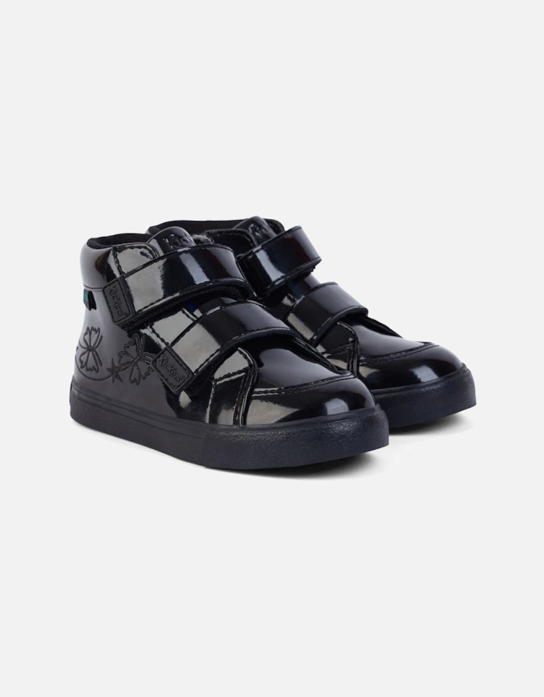 Kids Tovni Hi Stardust Patent Boots