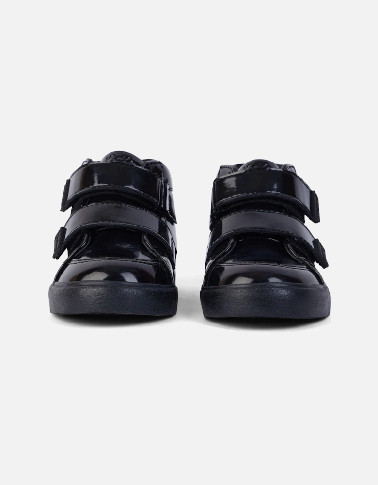 Kids Tovni Hi Stardust Patent Boots