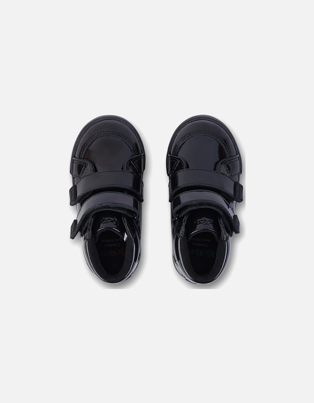 Kids Tovni Hi Stardust Patent Boots