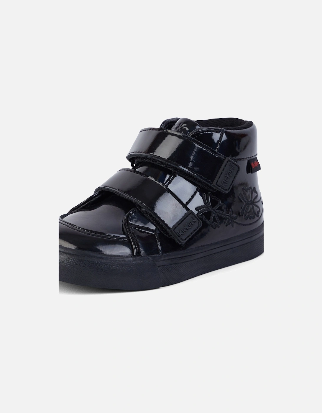 Kids Tovni Hi Stardust Patent Boots