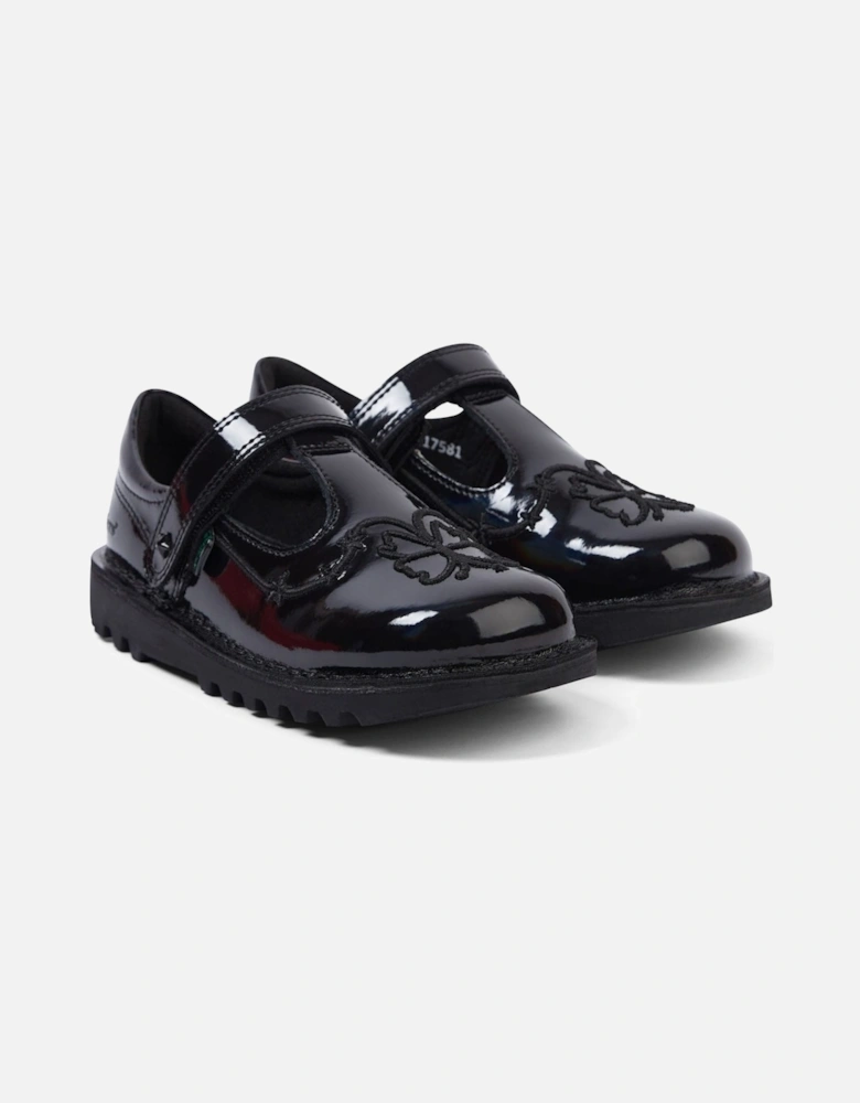 Kids Kick T Stardust Patent Shoe