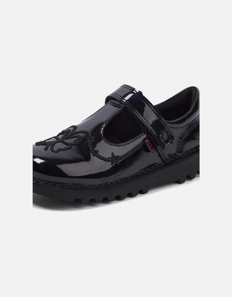 Kids Kick T Stardust Patent Shoe