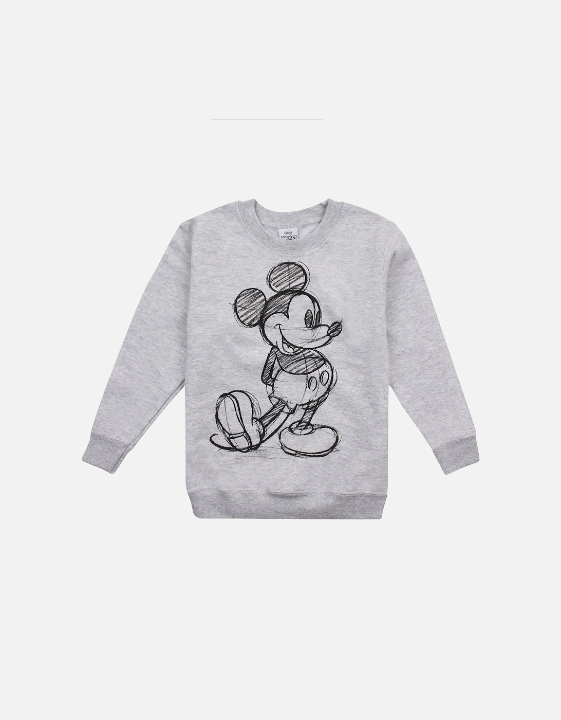 Juniors Mickey Mouse Crewneck Sweatshirt, 3 of 2