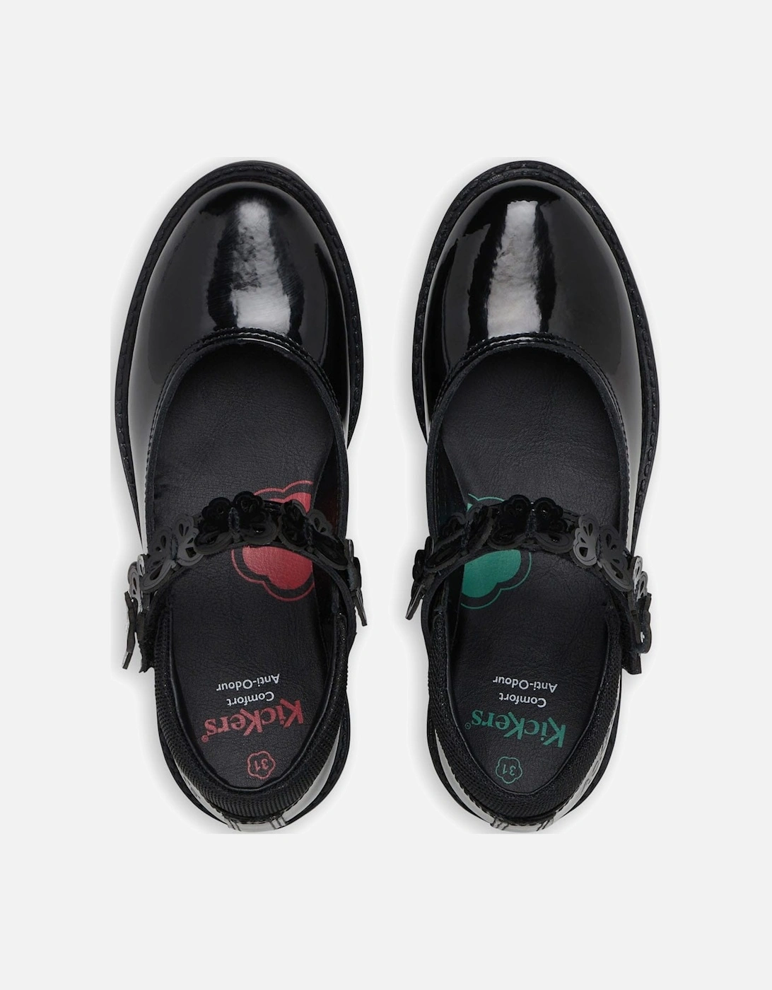 Kids Lachly Butterfly Patent Shoes