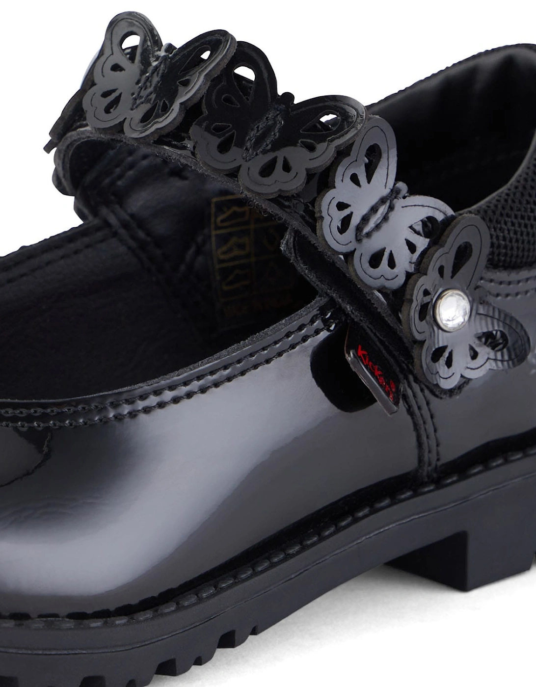 Kids Lachly Butterfly Patent Shoes